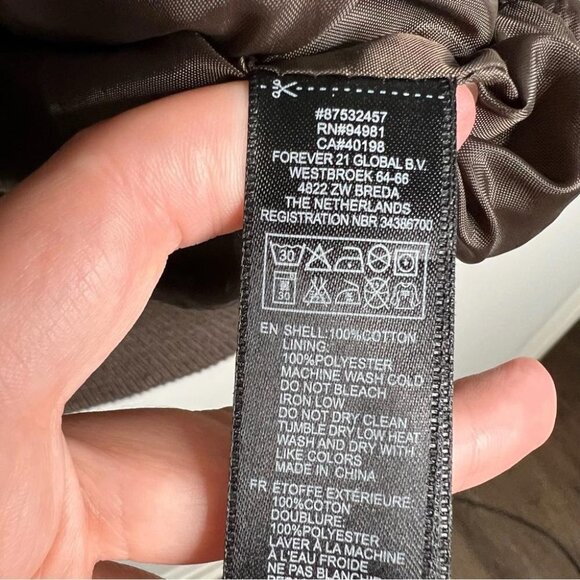 Forever 21 Mens Size Small Brown Plaid Casual Lightweight Jacket Coat Classic - Picture 7 of 11